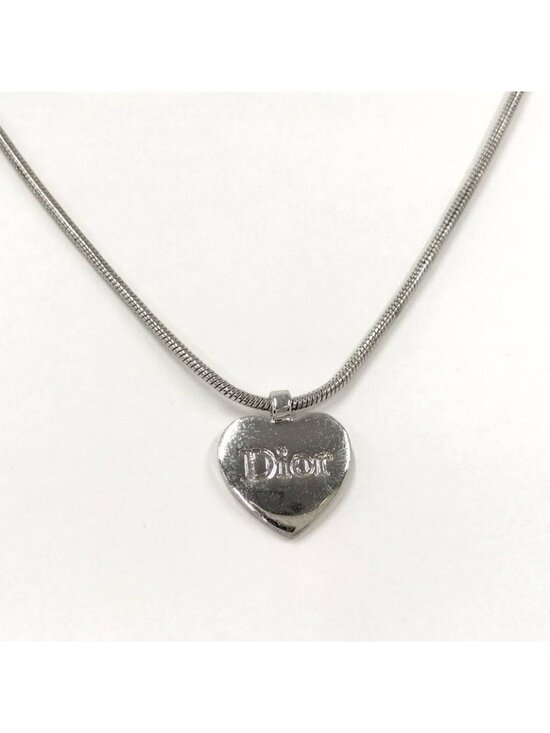 Dior Jewelry - Dior Necklace Heart Silver Color Plated